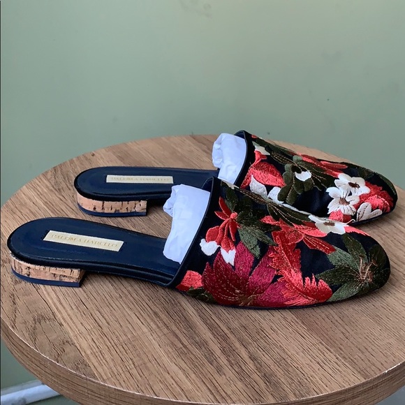 Paloma Barcelo Shoes - Paloma Barcelo floral mules